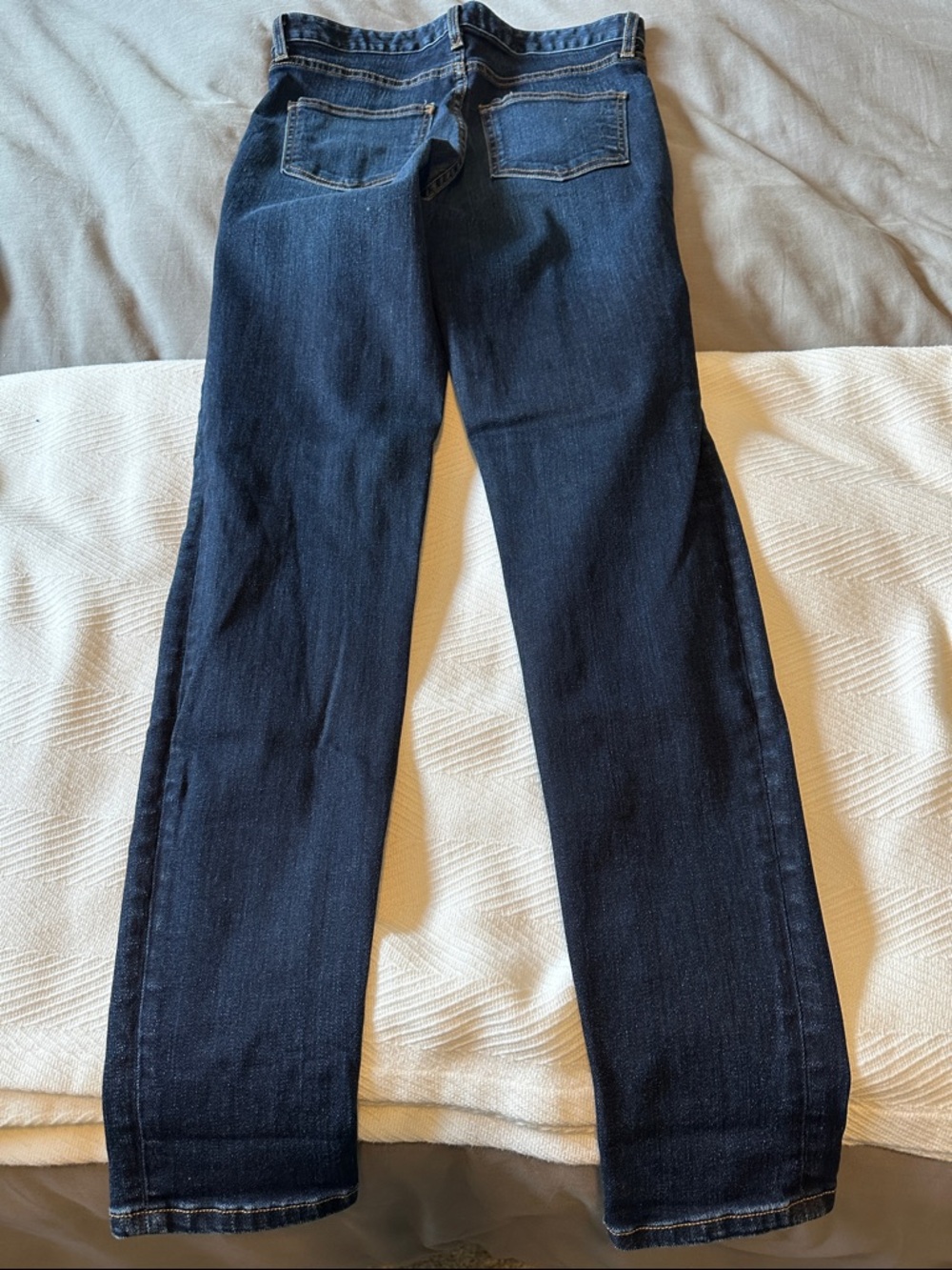 Ramy Brook Helena High-Rise Skinny Jeans - Dark Rinse with Gold Buttons - Picture 7 of 7